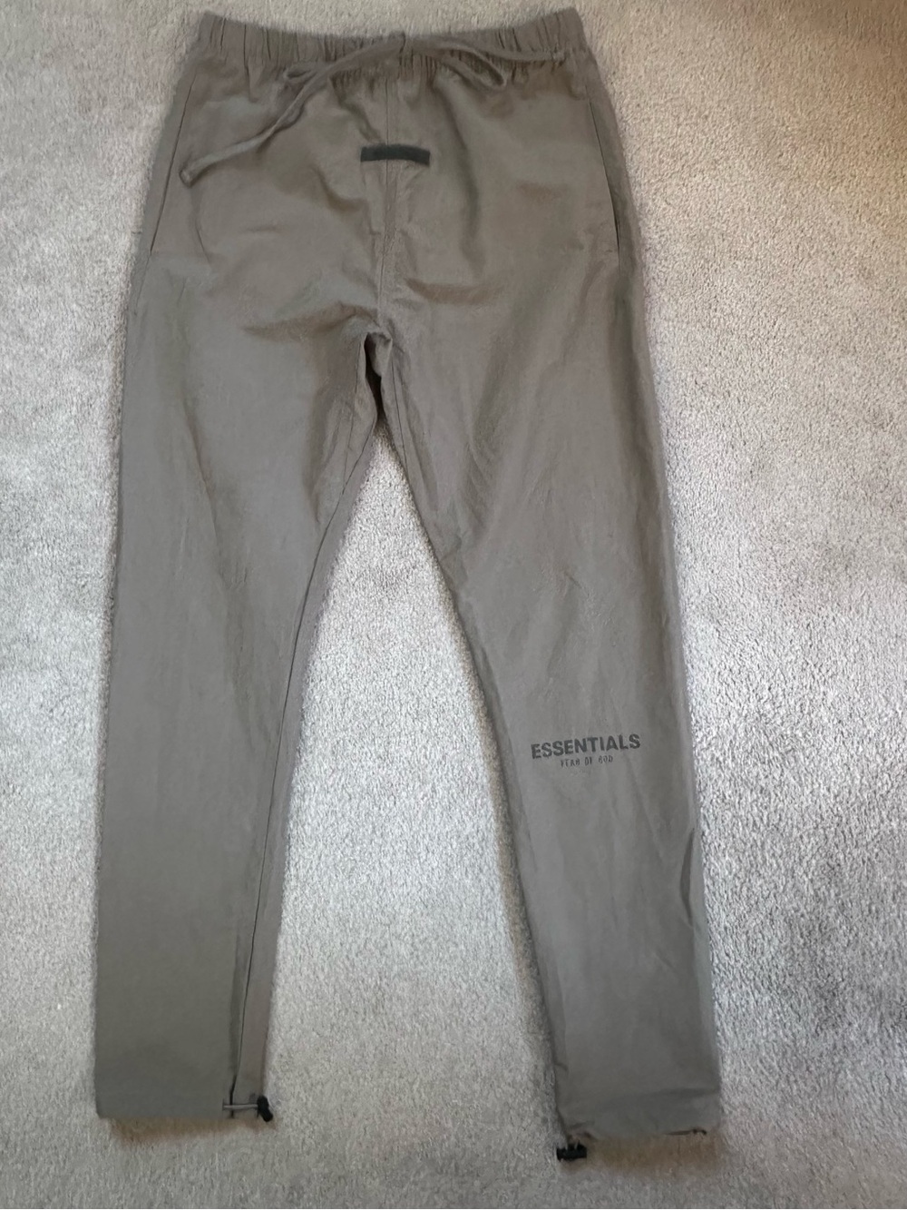 Fear of God Essentials Logo Print Track Pants Size XS
